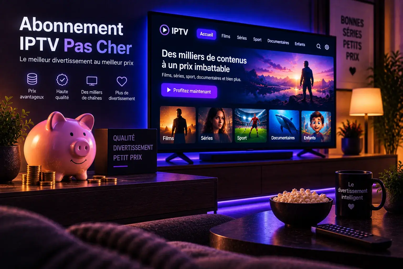 Économiser intelligemment sur un abonnement IPTV pas cher